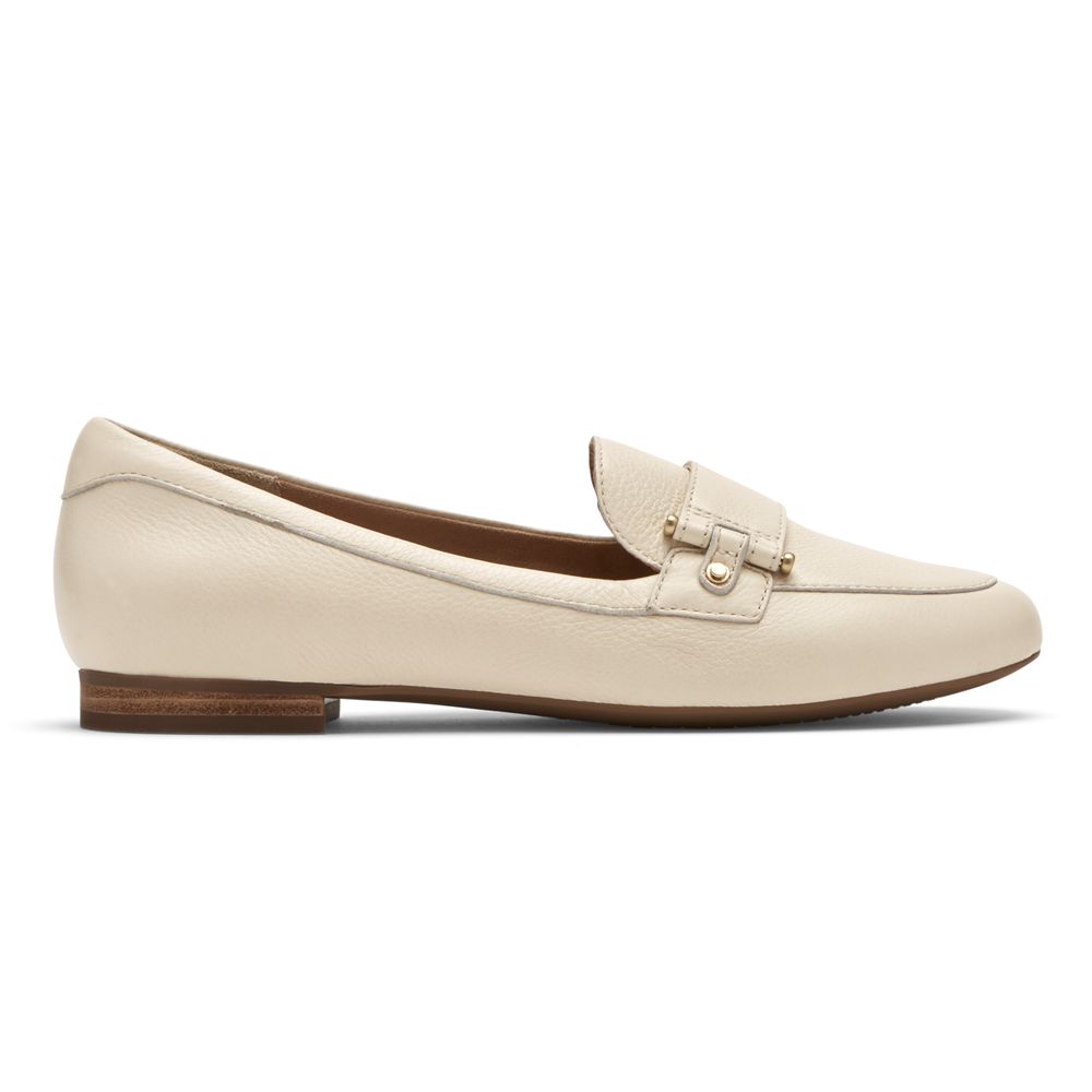 Rockport Canada Total Motion Tavia Belt - Womens Loafers Beige (EYA942681)